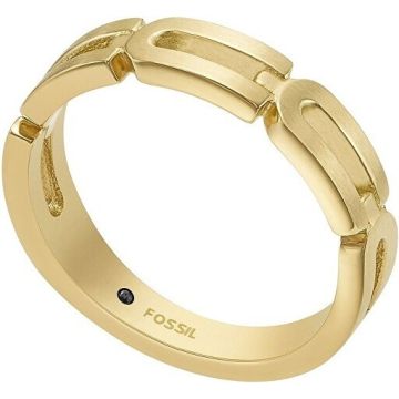 FOSSIL HERITAGE D-LINK JF04694710 - 49 MM - GOLD-PLATED RING 1 STUK