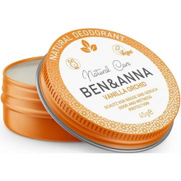 BEN & ANNA VANILLA ORCHID DEODORANT CREME BLIK 45 GRAM