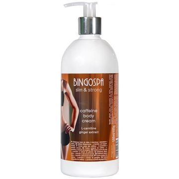 BINGO SPA SLIM & STRONG CAFFEINE BODY CREAM BODYCREME 500 ML
