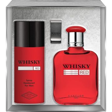 EVAFLOR WHISKY RED FOR MEN GESCHENKSET 1 STUK