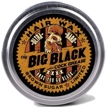 COCK GREASE ULTRA HARD THE BIG BLACK XXXX POMADE POT 50 GRAM