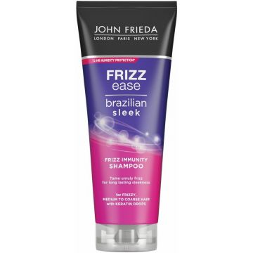JOHN FRIEDA FRIZZ-EASE BRAZILIAN SLEEK (JOHN FRIEDA) BRAZILIAN SLEEK FRIZZ IMMUNITY SHAMPOO TUBE 250 ML