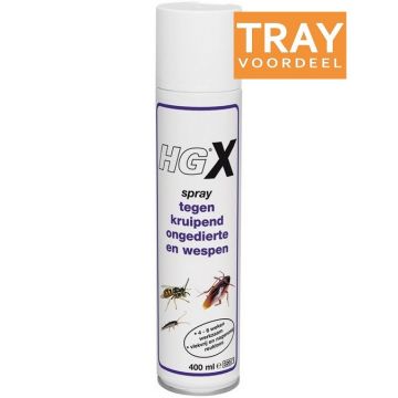 HG ONGEDIERTE HGX SPRAY TEGEN KRUIPEND ONGEDIERTE 6 X 400 ML