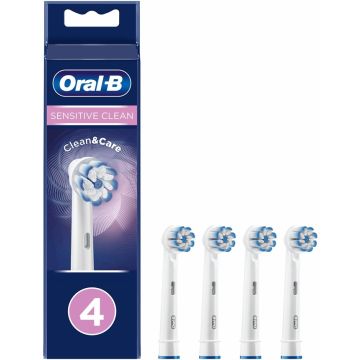 ORAL-B SENSITIVE CLEAN OPZETBORSTELS 4 STUKS