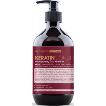 ORGANIC & BOTANIC KERATIN (ORGANIC & BOTANIC) KERATIN CONDITIONER CREMESPOELING POMP 500 ML
