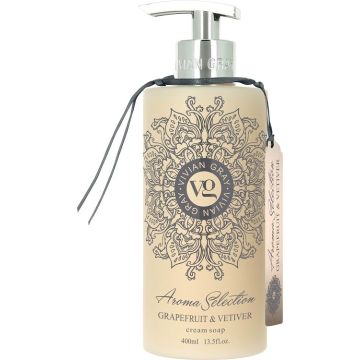 VIVIAN GRAY AROMA SELECTION GRAPEFRUIT & VEVITER CREAM SOAP VLOEIBARE HANDZEEP 400 ML