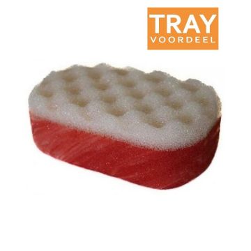 MULTY BADSPONS OVAAL MET MASSAGE TRAY 12 X 1 STUK