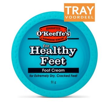 O'KEEFFE'S HEALTHY FEET (O'KEEFFE'S) HEALTHY FEET FOOT CREAM VOETCREME TRAY 6 X 91 GRAM