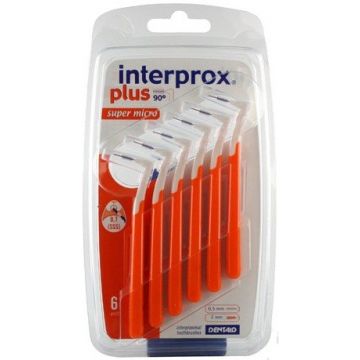 INTERPROX PLUS SUPER MICRO 0.5 MM TANDENRAGERS PAK 6 STUKS