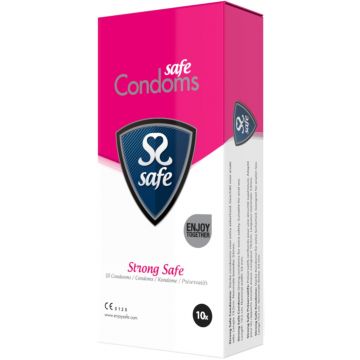 SAFE STRONG SAFE CONDOOMS DOOSJE 10 STUKS