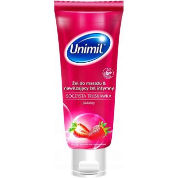 UNIMIL LUSCIOUS STRAWBERRY MASSAGEGEL TUBE 200 ML