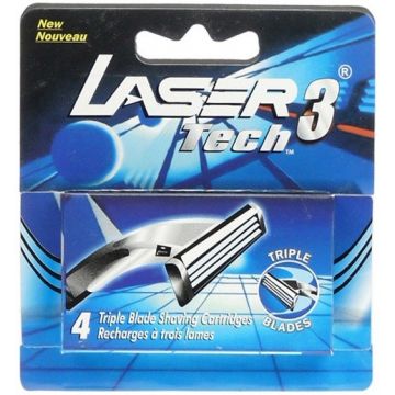 LASER TECH 3 (LASER) TECH 3 SCHEERMESJES PAK 4 STUKS