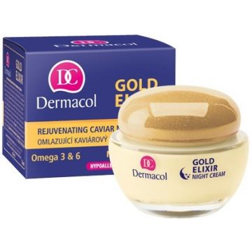 DERMACOL GOLD ELIXER (DERMACOL) GOLD ELIXIR REJUVENATING CAVIAR NIGHT CREAM NACHTCREME 50 ML