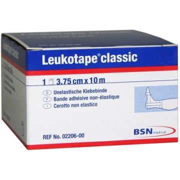 LEUKOTAPE CLASSIC 3.75 CM X 10 M DOOSJE 1 STUK
