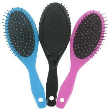 MERKLOOS HAARBORSTEL PLASTIC GEKLEURD 1 STUK
