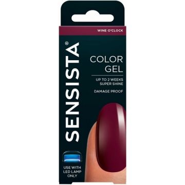 SENSISTA WINE O'CLOCK COLOR GEL GELLAK NAGELLAK POTJE 7,5 ML