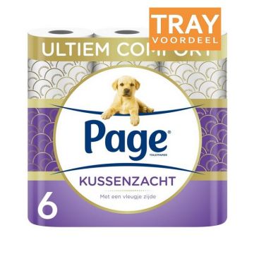 PAGE KUSSENZACHT TOILETPAPIER TRAY 7 X 6 ROLLEN