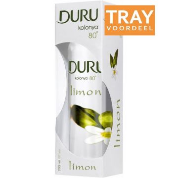 DURU KOLONYA 80 C LIMON (DURU) KOLONYA 80 C LIMON EDC TRAY 24 X 200 ML
