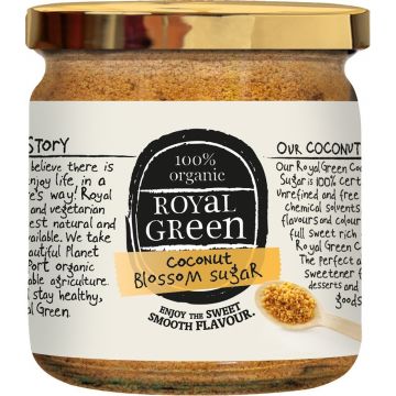 ROYAL GREEN COCONUT BLOSSOM SUGAR POT 200 GRAM