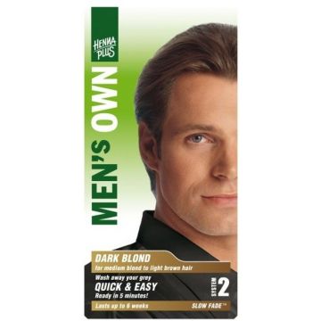 HENNA PLUS MEN'S OWN DARK BLOND HAARKLEURING PAK 1 STUK