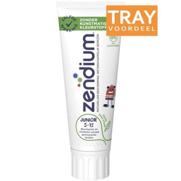 ZENDIUM JUNIOR 5-12 JAAR TANDPASTA TRAY 12 X 50 ML