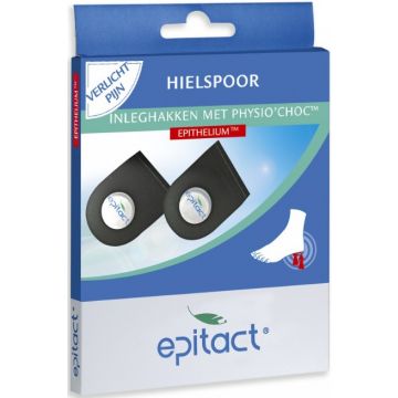 EPITACT HIELSPOOR INLEGHAKKEN PHYSIO CHOC MAAT 36/40 DOOSJE 1 PAAR