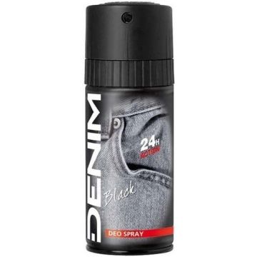 DENIM BLACK DEODORANT SPRAY SPUITBUS 150 ML