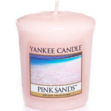 YANKEE CANDLE PINK SANDS GEURKAARS 49 GRAM
