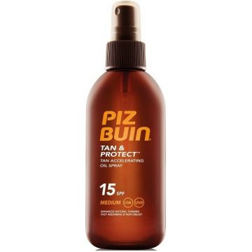 PIZ BUIN TAN & PROTECT (PIZ BUIN) TAN & PROTECT TAN ACCELERATING OIL SPRAY SPF 15 MEDIUM SPRAY 150 ML