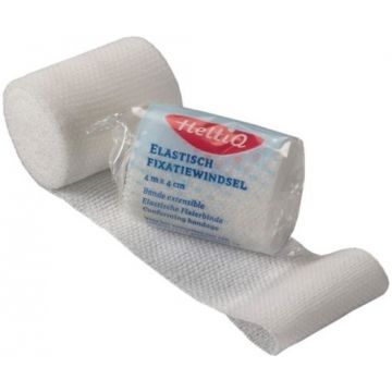 HELTIQ ELASTISCH FIXATIEWINDSEL 4 M X 4 CM 1 STUK