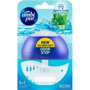 AMBI PUR FRESH WATER & MINT TOILETBLOK (REFILLABLE) 55 ML