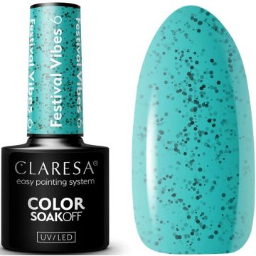 CLARESA COLOR SOAK OFF FESTIVAL VIBES 06 UV/LED GELLAK 5 GRAM