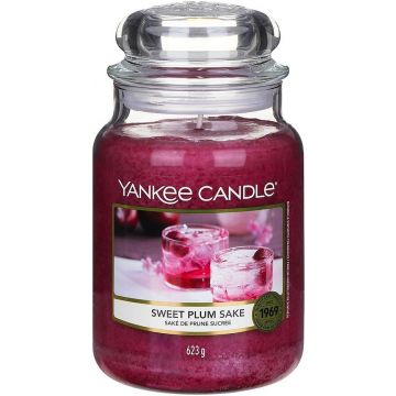 YANKEE CANDLE SWEET PLUM SAKE GEURKAARS 623 GRAM