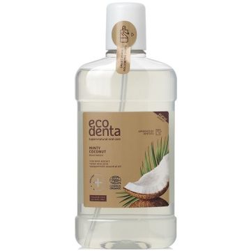 ECODENTA MINTY COCONUT MOUTHWASH MONDWATER FLACON 500 ML