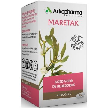 ARKOPHARMA ARKOCAPS MARETAK GOED VOOR DE BLOEDDRUK CAPSULES POT 45 STUKS