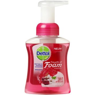 DETTOL ROSE & CHERRY IN BLOOM TOUCH OF FOAM HANDZEEP POMP 250 ML
