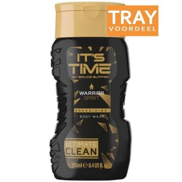 IT'S TIME WARRIOR SPIRIT ENERGIZING BODY WASH DOUCHEGEL 6 X 250 ML