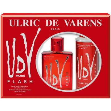 ULRIC DE VARENS UDV FLASH FOR MEN GESCHENKSET 1 STUK