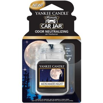 YANKEE CANDLE MIDSUMMER'S NIGHT CAR JAR AUTO LUCHTVERFRISSER PAK 30 GRAM