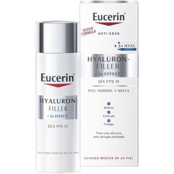 EUCERIN HYALURON-FILLER (EUCERIN) HYALURON-FILLER NORMAL AND COMBINATION SKIN DAY CREAM DAGCREME FLACON 50 ML