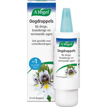 A. VOGEL OOGDRUPPELS BIJ DROGE, BRANDERIGE, VERMOEIDE OGEN 10 ML