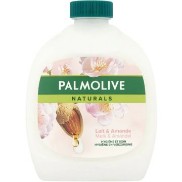 PALMOLIVE NATURALS AMANDELMELK (PALMOLIVE) MELK & AMANDEL VLOEIBARE ZEEP (NAVULLING) FLACON 300 ML