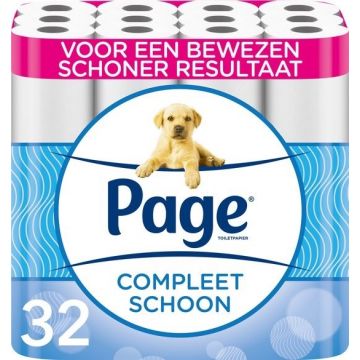 PAGE COMPLEET SCHOON TOILETPAPIER PAK 32 ROLLEN