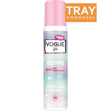 VOGUE GIRL COSMIC DEODORANT SPRAY TRAY 6 X 100 ML