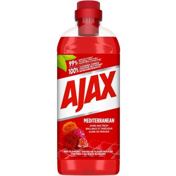 AJAX MEDITERANEAN RED FLOWERS ALLESREINIGER FLACON 1000 ML