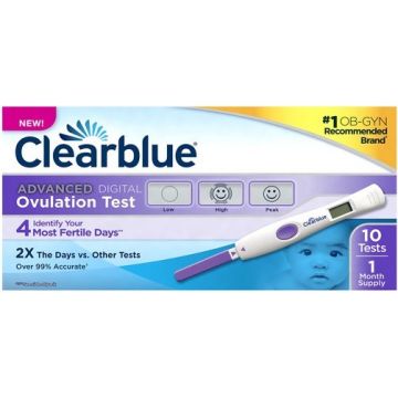 CLEARBLUE OVULATIETEST ADVANCED DIGITAL DOOSJE 10 STUKS