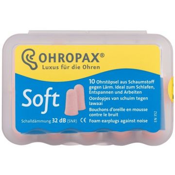 OHROPAX SOFT GELUID OORDOPJES 10 STUKS