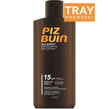 PIZ BUIN ALLERGY (PIZ BUIN) ALLERGY LOTION SPF 15 MEDIUM ZONNEBRAND TRAY 6 X 200 ML