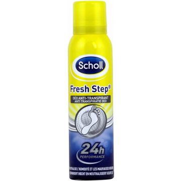 SCHOLL FRESH STEP (SCHOLL) FRESH STEP ANTI-TRANSPIRANT VOETENSPRAY SPUITBUS 150 ML