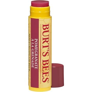 BURT'S BEES POMEGRANATE MOISTURIZING LIP BALM LIPPENBALSEM KOKER 4 GRAM